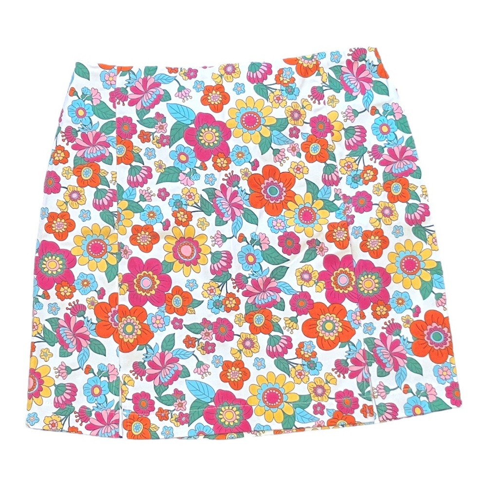Love On A Hanger Mini Skirt Floral Multicolored Size 5